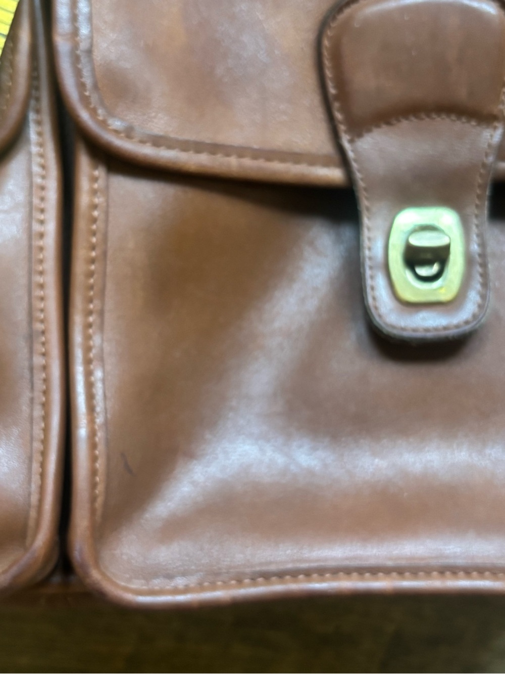 Coach LARGE Vintage 5279 Brown Kensington Leather Briefcase/Laptop Bag - Picture 15 of 16